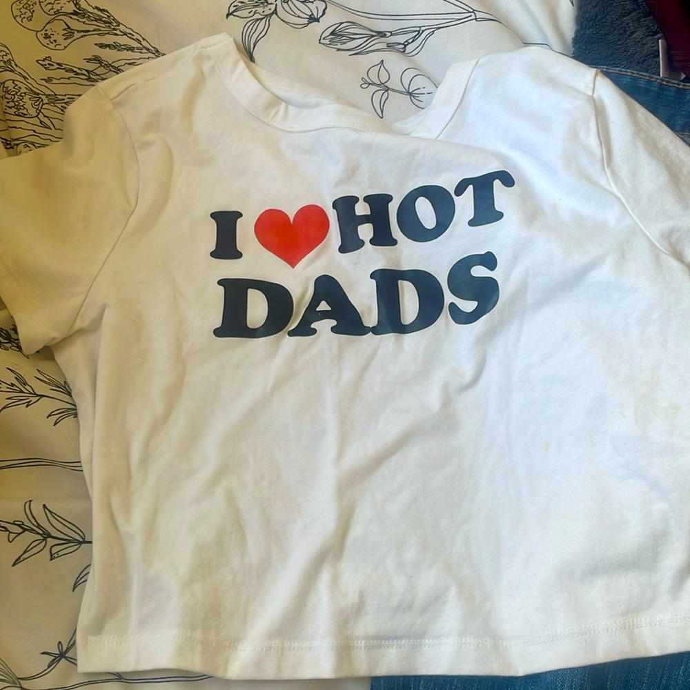 I LOVE HOT DADS BIMBO TOP